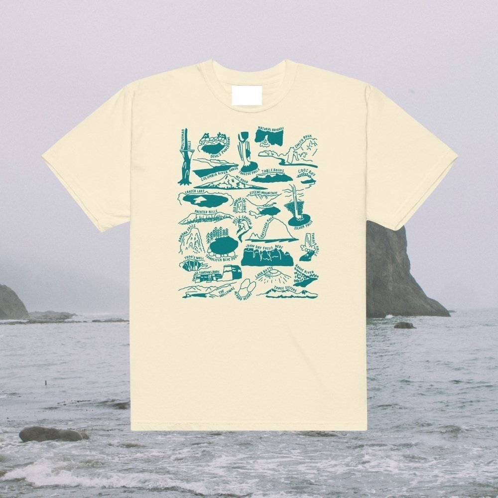 Oregon Nature Checklist T-Shirt